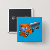 ガスタンクローリー重量輸送機子供へ 缶バッジ (正面&裏面)
