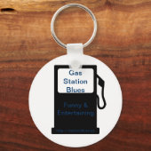 ガステーションブルースキーチェーン キーホルダー (正面)