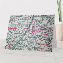 ガストニアNCヴィンテージ地図