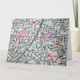 ガストニアNCヴィンテージ地図 カード