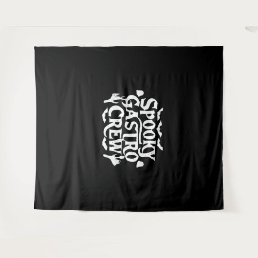 ガストロ不気味クルーガストロナースハロウィンクラシック タペストリー (正面(横))