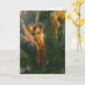 ガストンブッシエールのグリーティン絵画グカード カード (黄色い花)