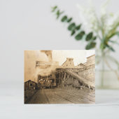 ガストン鉱山で石炭が燃える ポストカード (スタンド正面)