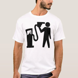 ガスノズルによる自殺 Tシャツ