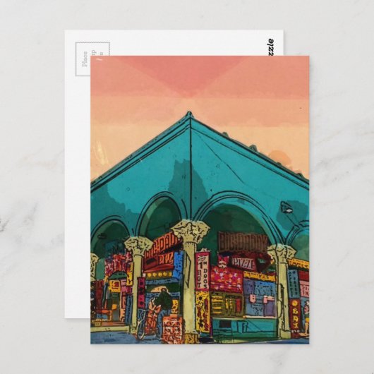 ガスハウスヴェネツィアビーチカリフォルニア ポストカード (正面/裏面)