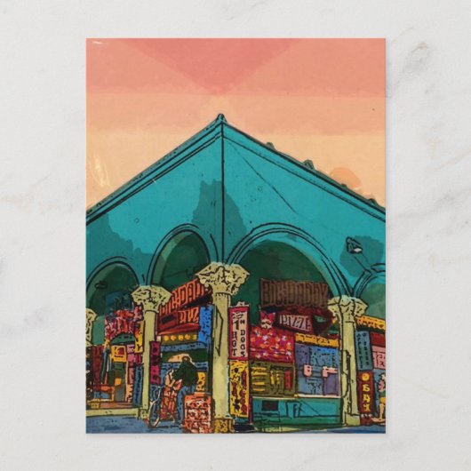 ガスハウスヴェネツィアビーチカリフォルニア ポストカード (正面)