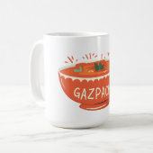ガスパチョ芸術的ガストロノミー コーヒーマグカップ (正面左)