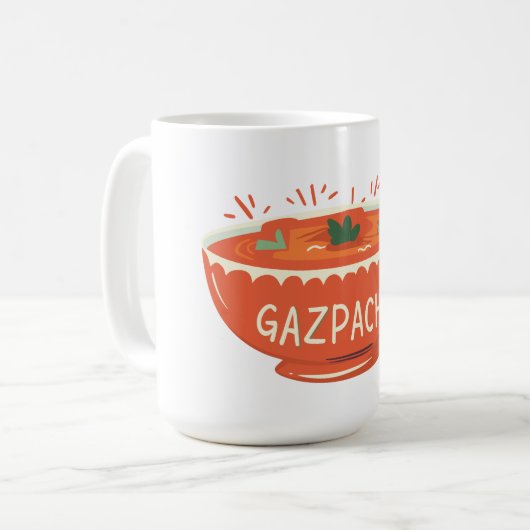 ガスパチョ芸術的ガストロノミー コーヒーマグカップ (正面左)