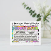 ガスパチョMartiniレシピはがき ポストカード (スタンド正面)