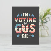 ガスパパ・ハリス・ウォルズ選挙の投票 サンキューカード (スタンド正面)