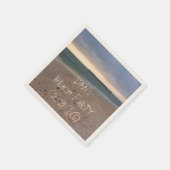 ガスパリラアイランドサンセット スタンダードカクテルナプキン (角)