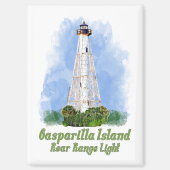 ガスパリラアイランドリアレンジライト – フロリダ マグネット (正面)