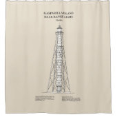 ガスパリラアイランドリアレンジライト – Florida - SBD シャワーカーテン (正面)