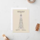 ガスパリラアイランドリアレンジライト – Florida - SBD ノートカード (正面/裏面インサイチュ)