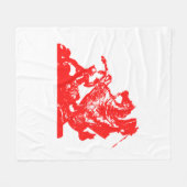 ガスパルトの子ども国旗 – 中フリースブランケット フリースブランケット (正面(横))