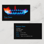 ガスフィッターサービス技術者 名刺 (正面/裏面)