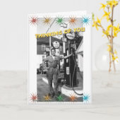 ガスポンプ考えス・オブ・ユー・カード カード (黄色い花)