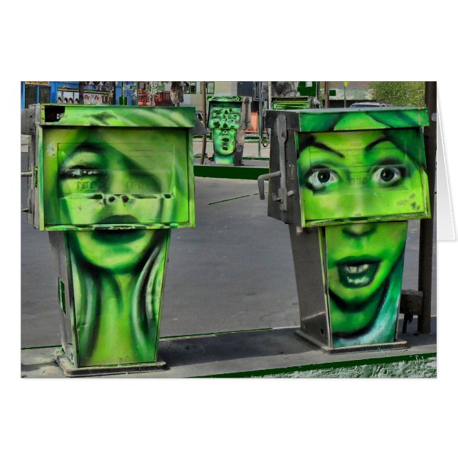 ガスポンプ (正面横)