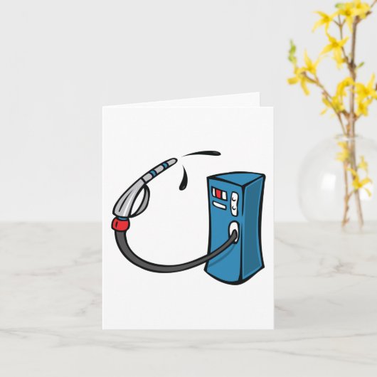 ガスポンプ カード (黄色い花)