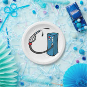 ガスポンプ ペーパープレート (パーティー)