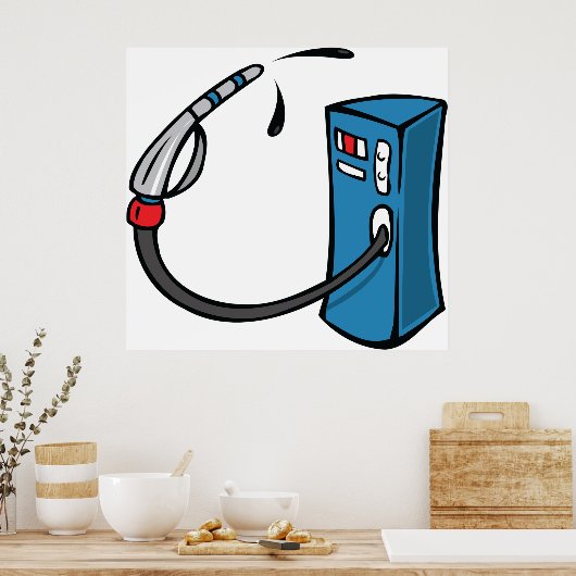 ガスポンプ ポスター (キッチン)