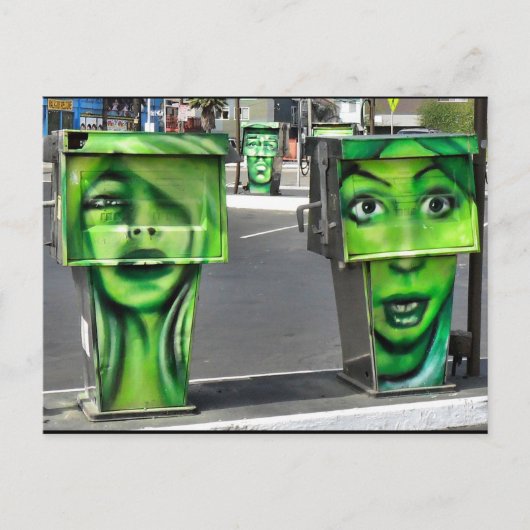 ガスポンプ ポストカード (正面)