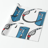 ガスポンプ ラッピングペーパー (アンロールド)