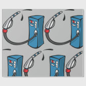 ガスポンプ ラッピングペーパー (フラット)