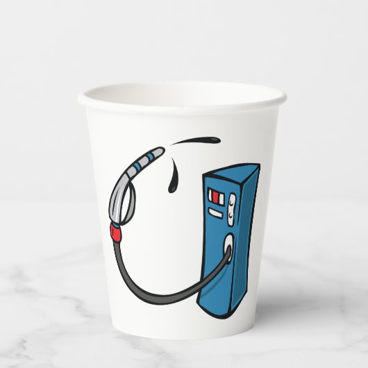 ガスポンプ 紙コップ (正面)