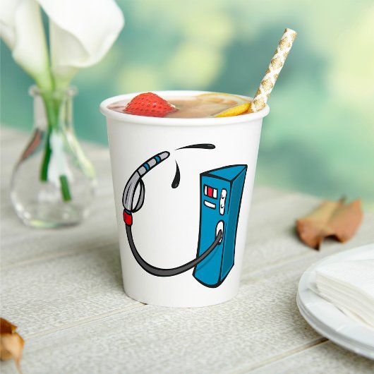 ガスポンプ 紙コップ