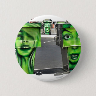 ガスポンプ 缶バッジ