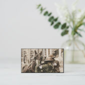 ガスマスクにミズーリのラバ 予約カード (スタンド正面)