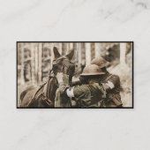 ガスマスクにミズーリのラバ 予約カード (正面)