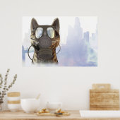 ガスマスクのエコロジーのポスター ポスター (キッチン)