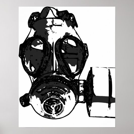 ガスマスクポスター ポスター (正面)