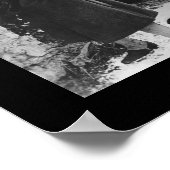 ガスマスク内のWWI兵士 ポスター (角)