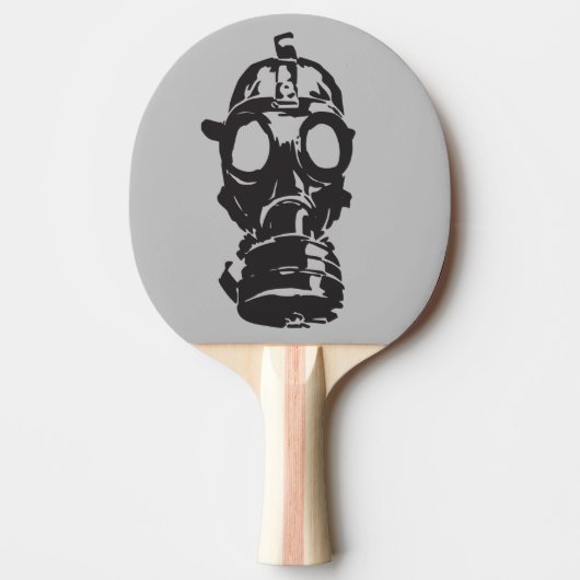 ガスマスク卓球ラケット 卓球ラケット (正面)