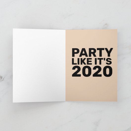 ガスマスク父の日2020グリーティングカード カード (内部)