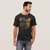ガスマスク ドクロ バイオハザード Tシャツ (正面フル)