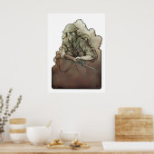 ガスマスク ポスター (キッチン)