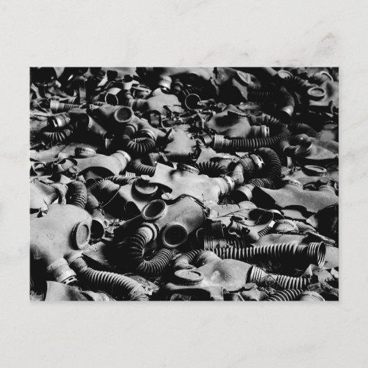 ガスマスク ポストカード (正面)