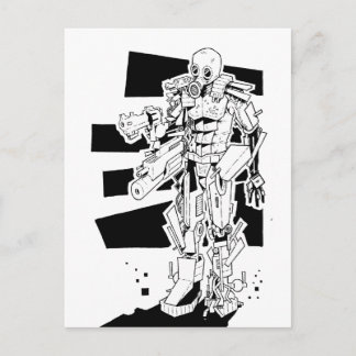 ガスマスク ポストカード