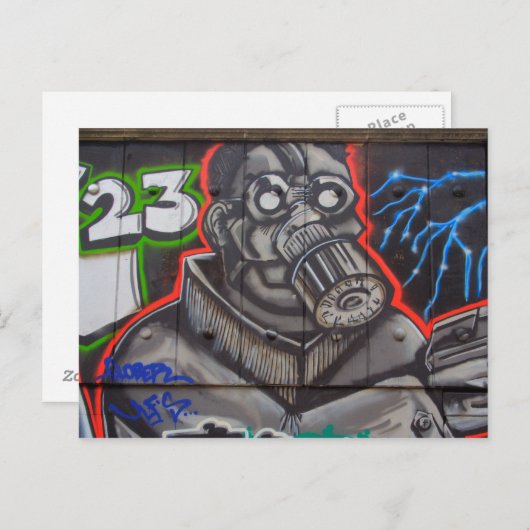 ガスマスク ポストカード (正面/裏面)