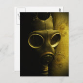 ガスマスク ポストカード (正面/裏面)