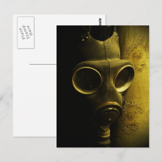 ガスマスク ポストカード (正面/裏面)