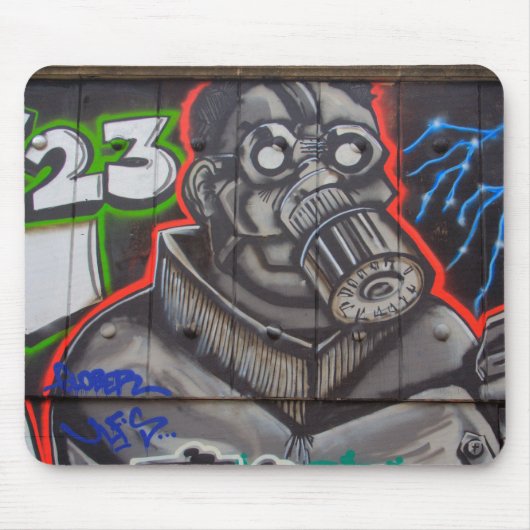 ガスマスク マウスパッド (正面)