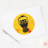 ガスマスク ラウンドシール (封筒)