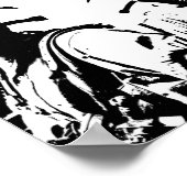 ガスマスク（黒） ポスター (角)