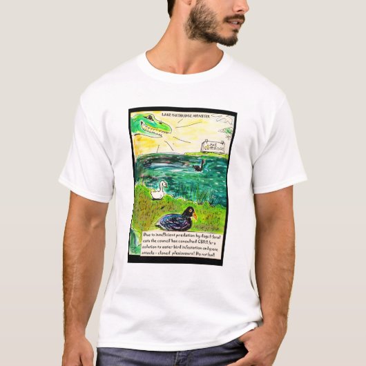 ガスリッジ湖のモンスター Tシャツ (正面)