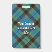 ガスリー氏族のタータン バッジ (裏面)